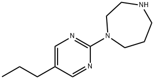 1-(5-PROPYLPYRIMIDIN-2-YL)-1,4-DIAZEPANE 구조식 이미지