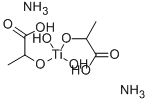 Dihydroxybis(ammonium lactato)titanium(IV) Structure