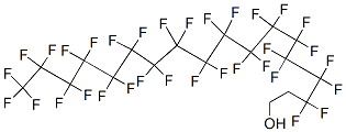 3,3,4,4,5,5,6,6,7,7,8,8,9,9,10,10,11,11,12,12,13,13,14,14,15,15,16,16,17,17,18,18,18-tritriacontafluorooctadecanol Structure