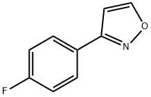 이속사졸,3-(4-플루오로페닐)-(9CI) 구조식 이미지