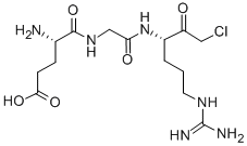 glutamyl-glycyl-arginine chloromethyl ketone Structure