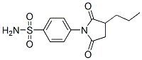 2-Propyl-N-(p-sulfamoylphenyl)succinimide Structure