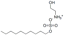 (2-hydroxyethyl)ammonium decyl sulphate Structure