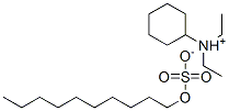 cyclohexyldiethylammonium decyl sulphate 구조식 이미지