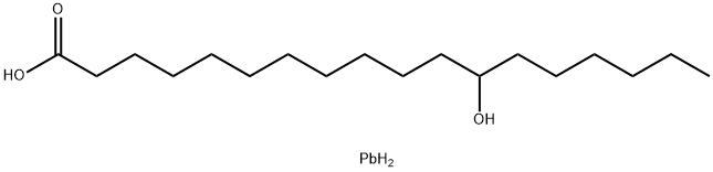 lead 12-hydroxyoctadecanoate Structure