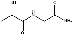 PropanaMide, N-(2-aMino-2-oxoethyl)-2-Mercapto- Structure