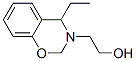 2H-1,3-Benzoxazine-3(4H)-ethanol,4-ethyl-,(-)-(9CI) 구조식 이미지