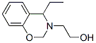 2H-1,3-Benzoxazine-3(4H)-ethanol,4-ethyl-,(+)-(9CI) 구조식 이미지