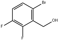 6-브로모-2,3-디플루오로벤젠메탄올 구조식 이미지