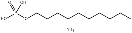 ammonium decyl hydrogen phosphate 구조식 이미지