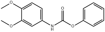 Carbamic acid, (3,4-dimethoxyphenyl)-, phenyl ester 구조식 이미지