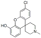 6-Chloro-4-hydroxy-1'-methylspiro[[9H]-xanthene-9,4'-piperidine] 구조식 이미지