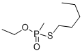 Phosphonothioic acid, methyl-, O-ethyl S-pentyl ester, (+-)- Structure
