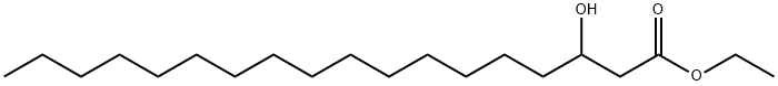 3-Hydroxystearic acid ethyl ester Structure