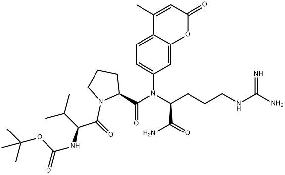 BOC-VAL-PRO-ARG-MCA Structure