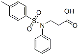 3-[PHENYL-(TOLUENE-4-SULFONYL)-AMINO]-PROPIONIC ACID Structure