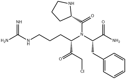 D-PHE-PRO-ARG-CHLOROMETHYLKETONE Structure