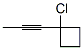 Cyclobutane, 1-chloro-1-(1-propynyl)- (9CI) Structure