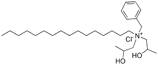 benzyl(hexadecyl)bis(2-hydroxypropyl)ammonium chloride Structure