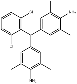 4,4'-[(2,6-dichlorophenyl)methylene]bis[2,6-xylidine] 구조식 이미지