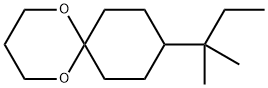 9-(1,1-dimethylpropyl)-1,5-dioxaspiro[5.5]undecane Structure