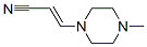 2-Propenenitrile,3-(4-methyl-1-piperazinyl)-,(E)-(9CI) Structure