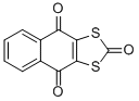 2,3-carbonyldimercapto-[1,4]naphthoquinone 구조식 이미지