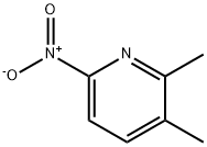 Pyridine,  2,3-dimethyl-6-nitro- 구조식 이미지