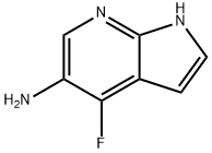 1H-Pyrrolo[2,3-b]pyridin-5-amine,4-fluoro-(9CI) Structure