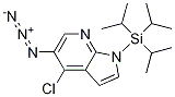 5-azido-4-chloro-1-(triisopropylsilyl)-1H-pyrrolo[2,3-b]pyridine Structure
