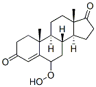 6-hydroperoxyandrost-4-ene-3,17-dione Structure