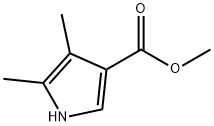 1H-Pyrrole-3-carboxylicacid,4,5-dimethyl-,methylester(9CI) 구조식 이미지