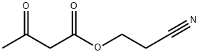 2-Cyanoethyl 3-oxobutanoate 구조식 이미지