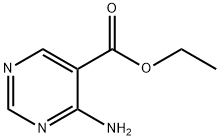 ethyl 4-aminopyrimidine-5-carboxylate 구조식 이미지