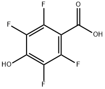 4-гидрокси-2 ,3,5,6-тетрафторбензойной кислоты структурированное изображение