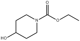 Ethyl 4-hydroxypiperidine-1-carboxylate 구조식 이미지