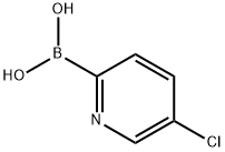 5-Chloropyridine-2-boronic acid 구조식 이미지