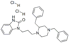 1-[3-[4-(dibenzyl)piperazin-1-yl]propyl]-1,3-dihydro-2h-benzimidazol-2-one dihydrochloride 구조식 이미지