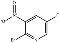 2-BROMO-5-FLUORO-3-NITROPYRIDINE 구조식 이미지