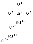 Bismuth gadolinium ruthenium oxide Structure