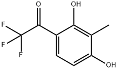 Ethanone, 1-(2,4-dihydroxy-3-methylphenyl)-2,2,2-trifluoro- (9CI) 구조식 이미지