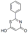 6-hydroxy-2-phenyl-1,3-thiazin-4-one Structure