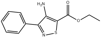 Ethyl 4-aMino-3-phenylisothiazole-5-carboxylate 구조식 이미지
