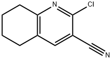 2-CHLORO-5,6,7,8-TETRAHYDROQUINOLINE-3-CARBONITRILE 구조식 이미지