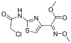 메틸(Z)-2-(클로로아세트아미도)-..알파.-(메톡시이미노)티아졸-4-아세테이트 구조식 이미지