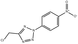 5-(Chloromethyl)-2-(4-nitrophenyl)-2H-tetrazole 구조식 이미지