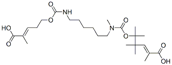 pentamethyl-4,13-dioxo-3,14-dioxa-5,12-diazahexadecanediyl bismethacrylate Structure