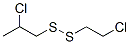 Propane, 2-chloro-1-(2-chloroethyldithio)- Structure
