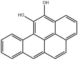 Benzo(a)pyrene-11,12-diol Structure