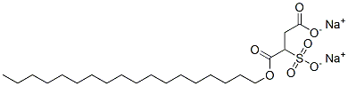 disodium 1-octadecyl 2-sulphonatosuccinate  Structure